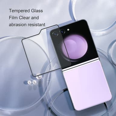 AMORUS till Samsung Galaxy Z Flip6 Härdat glas skärmskydd 2-Pack