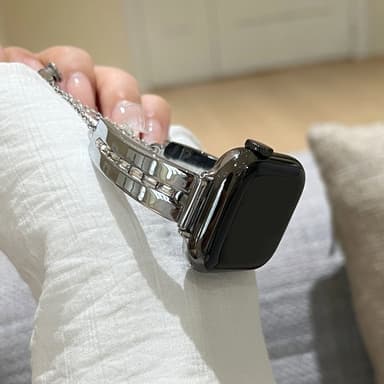 Armband För Watch Series 9 8 7 41mm 6 5 4 SE 40mm 3 2 1 38mm - Silver