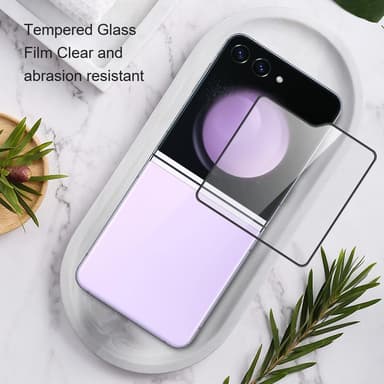 AMORUS till Samsung Galaxy Z Flip6 Härdat glas skärmskydd 2-Pack