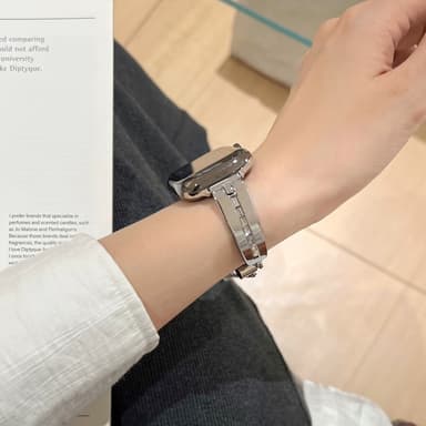 Armband För Watch Series 9 8 7 41mm 6 5 4 SE 40mm 3 2 1 38mm - Silver