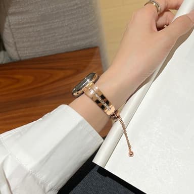 Armband För Watch Series 9 8 7 41mm 6 5 4 SE 40mm 3 2 1 38mm - Rose Gold