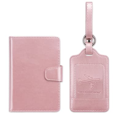 Resedokumentkorthållare Rosa