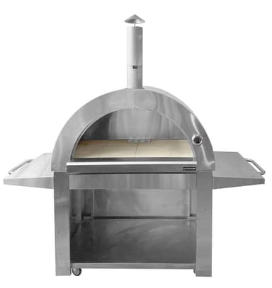 Myoutdoorkitchen - Vedeldad pizzaugn - Chicago (Rostfri)