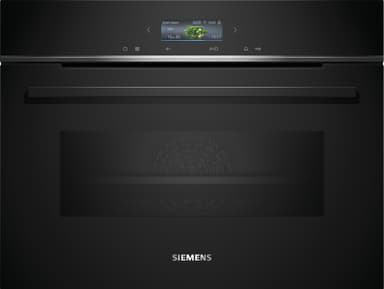 Siemens IQ700 Kompaktugn med mikro CM724G1B1 (svart)