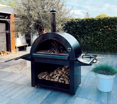 Myoutdoorkitchen - Black Collection - Vedeldad pizzaugn - Chicago