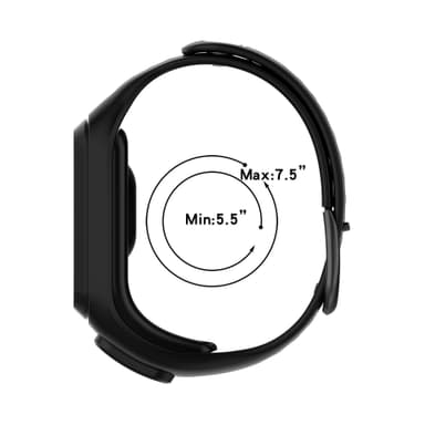 Silikonarmband för TomTom Runner23/Spark-serien Svart
