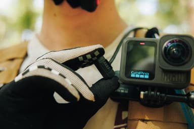 GoPro Contacto magnetdörr och strömkabelsats (svart)