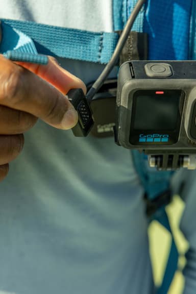 GoPro Contacto magnetdörr och strömkabelsats (svart)