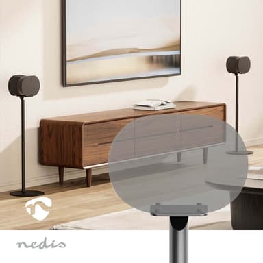 Nedis Högtalar Fäste | Kompatibel med: Sonos® Era300 | Ställ | 5 kg | Fast | ABS / Metall | Svart