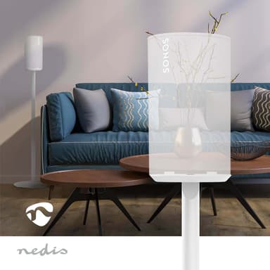 Nedis Högtalar Fäste | Kompatibel med: Sonos® Era100 | Ställ | 3 kg | Fast | ABS / Metall | Vit