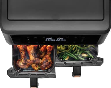 F&B Dual Zone airfryer 11L 34757 (svart)