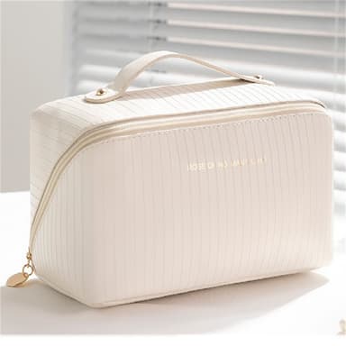 Rymlig necessär / sminkväska Beige
