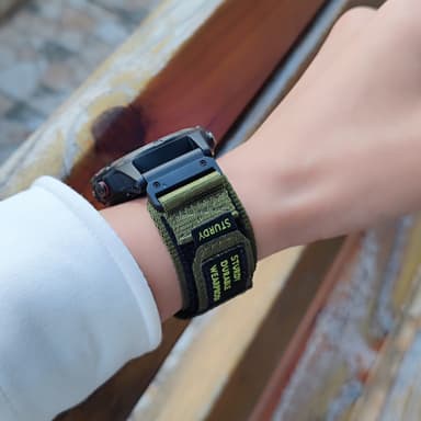 Kardborre nylon sportrem Garmin wtach Träd 26 mm