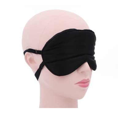 Sovmask justerbar mullbärssilke Svart