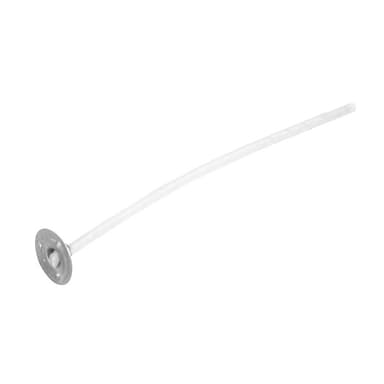 Vaxade ljusvekar (20 cm) 100 st Vit