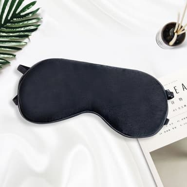 Sovmask justerbar mullbärssilke Svart