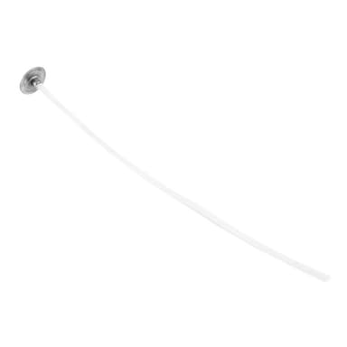 Vaxade ljusvekar (20 cm) 100 st Vit