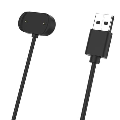 USB-laddare för Amazfit GTR 3/GTR 3 Pro/GTS 3 Svart