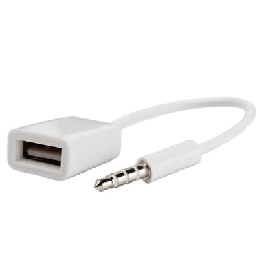 3.5 mm till USB ljudadapter för bil
