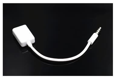 3.5 mm till USB ljudadapter för bil
