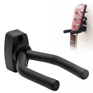 Universell gitarrhängare Svart 2-pack