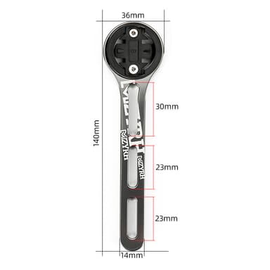 Cykel fram cykeldatorfäste för Garmin Edge/Giant/Bryton