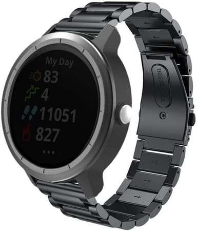 Garmin VivoActive 4 armband rostfritt stål Svart