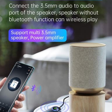 Trådlös Bluetooth sändare/mottagare handsfree AUX