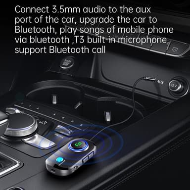 Trådlös Bluetooth sändare/mottagare handsfree AUX
