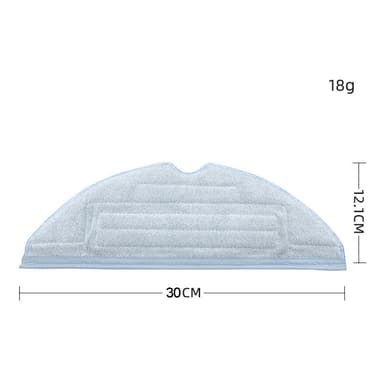 Moppdyna för Xiaomi Roborock S7/T7S/T7S Plus Microfiber Grå 4-pack – E