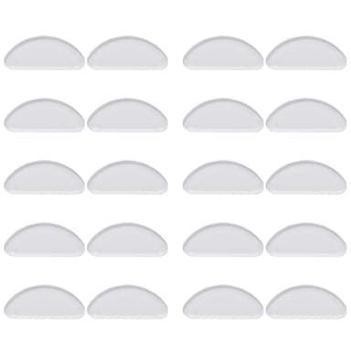Nässkydd för glasögon 10 par Transparent 15x7x1 mm