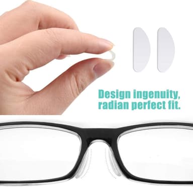 Nässkydd för glasögon 10 par Transparent 15x7x1 mm