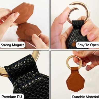 Magnetisk hattklämma Svart