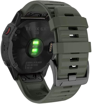 Garmin Fenix armband silikon Army green