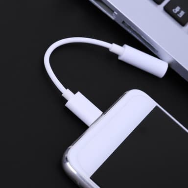 USB-C till 3.5 mm adapter