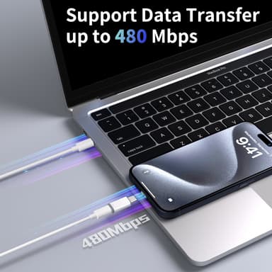 Lightning (hona) till USB-C (hane) adapter