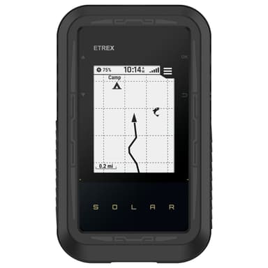 Mjukt silikonfodral för Garmin eTrex Solar Svart