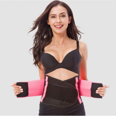 Stödbälte för ländryggen / Waist trainer Rosa S