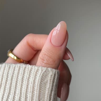 Tryck på falska naglar, gue on nails kit med nagellim Rosa