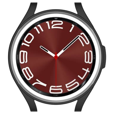 TPU Openwork Halv-Cover Skyddsfodral för Samsung Galaxy Watch 6 Classi