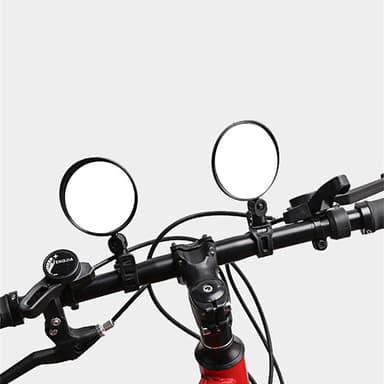 Justerbara cykelspeglar backspeglar 2-pack Svart