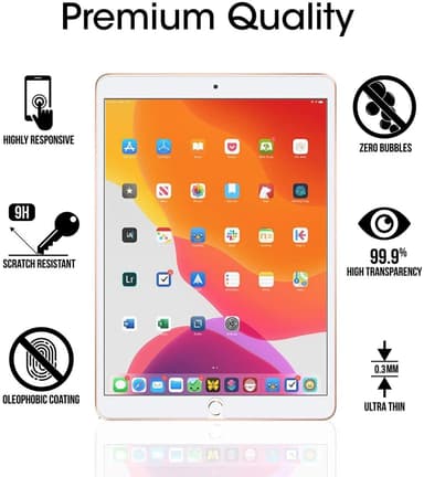 iPad 10.2 tum skärmskydd härdat glas