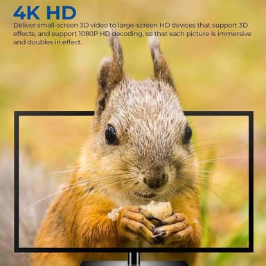 USB-C till HDMI kabel 4K  (2 meter) Vit