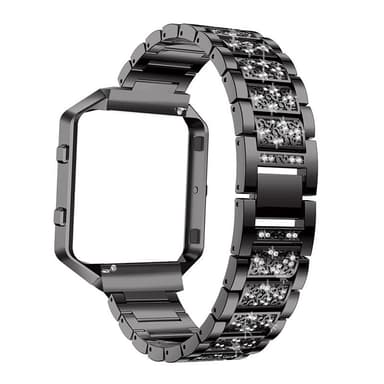 Smart klockarmband Diamond klockarmband med klockram för Fitbit Blaze