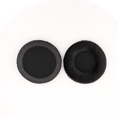1 par universella runda flanellhörlursöverdrag öronkuddar 8 cm