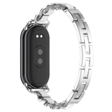 Xiaomi Band 9/9 NFC Fashionabla armbandsrem Silver