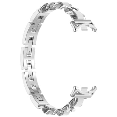 Xiaomi Band 9/9 NFC Fashionabla armbandsrem Silver