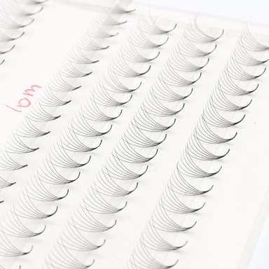 Franskluster ögonfransförlängning 6D-D 100-delar Svart 11 mm