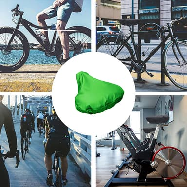2-pack vattentätt sadelöverdrag med dragsko / Regnskydd för cykelsadel