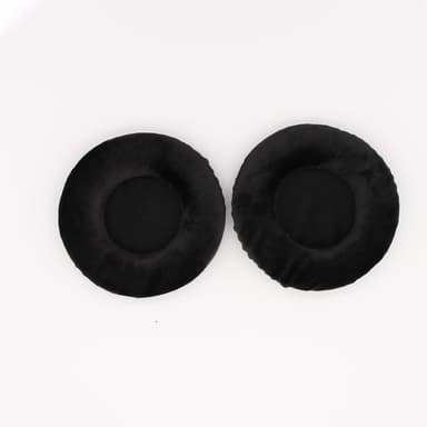 1 par universella runda flanellhörlursöverdrag öronkuddar 8 cm